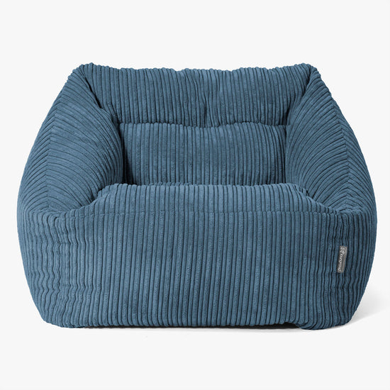 Maya Sitzsack Stuhl - Cord Marineblau 03