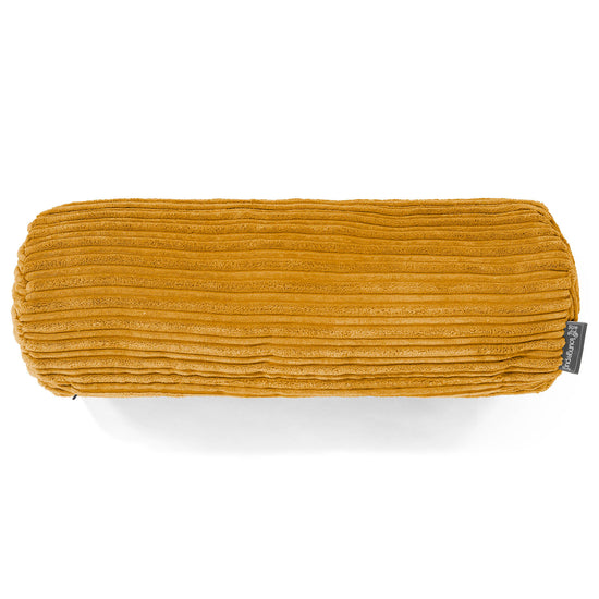 Nackenrolle Dekokissen / Sofa Kissenbezug 20 x 55cm - Cord Goldhonig 02