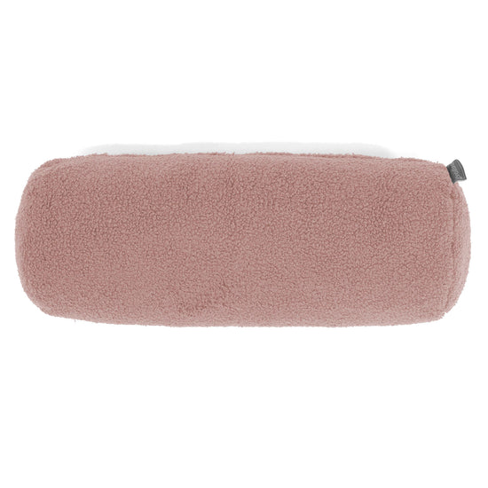 Nackenrolle Dekokissen / Sofa Kissenbezug 20 x 55cm - Bouclé Pink 02