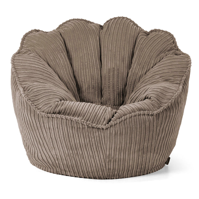 Natalia Sacco Sitzsack Stuhl - Cord Beigegrau 01