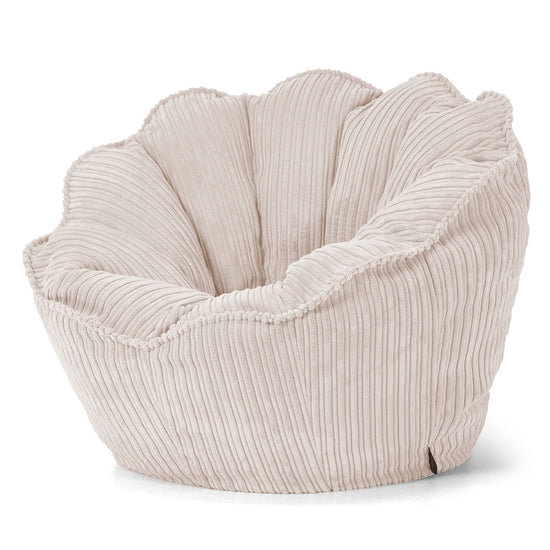 Natalia Sacco Sitzsack Stuhl - Cord Elfenbein 02
