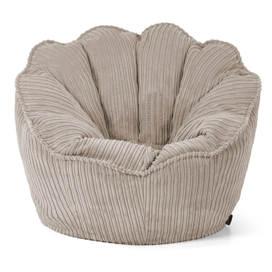 Natalia Sacco Sitzsack Stuhl - Cord Nerzfarben 01