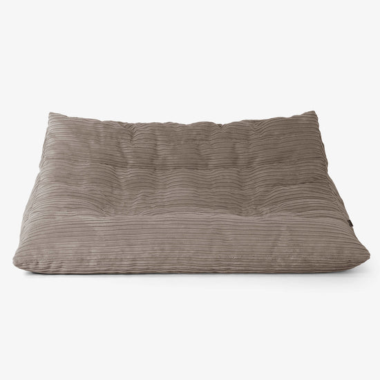 Noah Sitzsack-Bodensofa - Cord Beigegrau 01