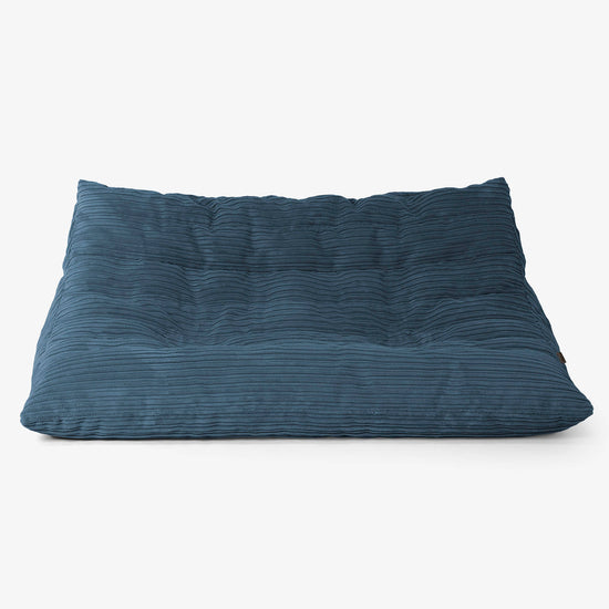 Noah Sitzsack-Bodensofa - Cord Marineblau 01