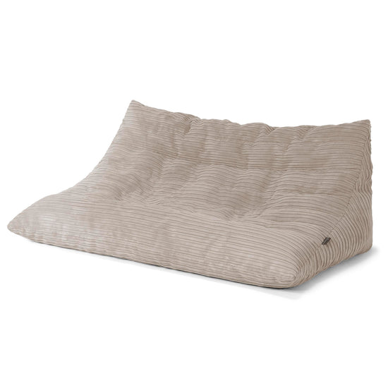 Noah Sitzsack-Bodensofa - Cord Nerzfarben 02