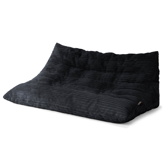 Noah Sitzsack-Bodensofa - Cord Schwarz 02