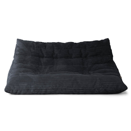 Noah Sitzsack-Bodensofa - Cord Schwarz 01
