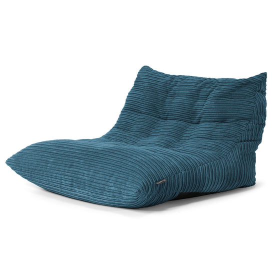 Noah Sitzsack-Bodenstuhl - Cord Marineblau 02