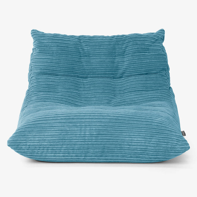 Noah Sitzsack-Bodenstuhl - Cord Türkis 01