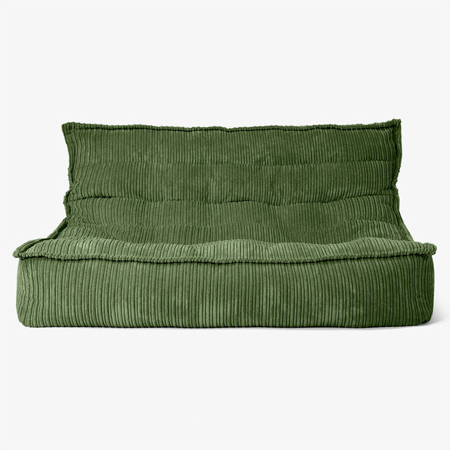 Oliver Sitzsack Bodensofa - Cord Nadelwaldgruen 01