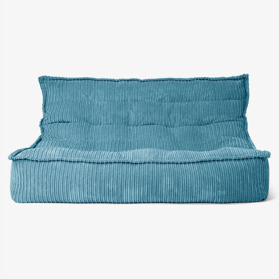 Oliver Sitzsack Bodensofa - Cord Tuerkis 01