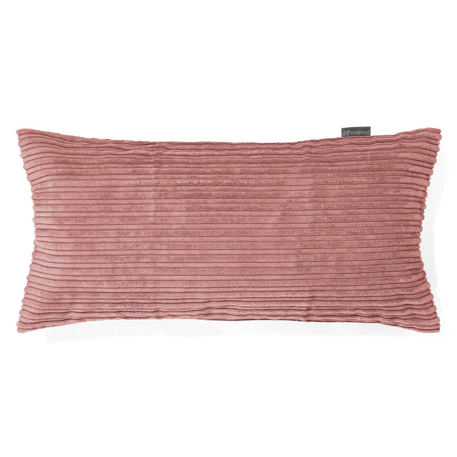Riesen Dekokissen / Sofa Kissenbezug 40 x 70cm - Cord Pfirsich 01