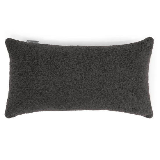 Riesen Dekokissen / Sofa Kissenbezug 40 x 70cm - Bouclé Graphitgrau 01