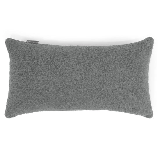 Riesen Dekokissen / Sofa Kissenbezug 40 x 70cm - Bouclé Grau 01