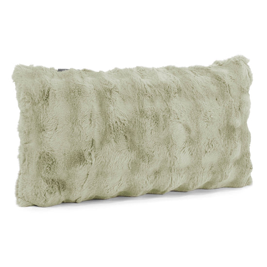 Riesen Dekokissen / Sofa Kissenbezug 40 x 70cm - Bubble Pelz Salbeigrün 02