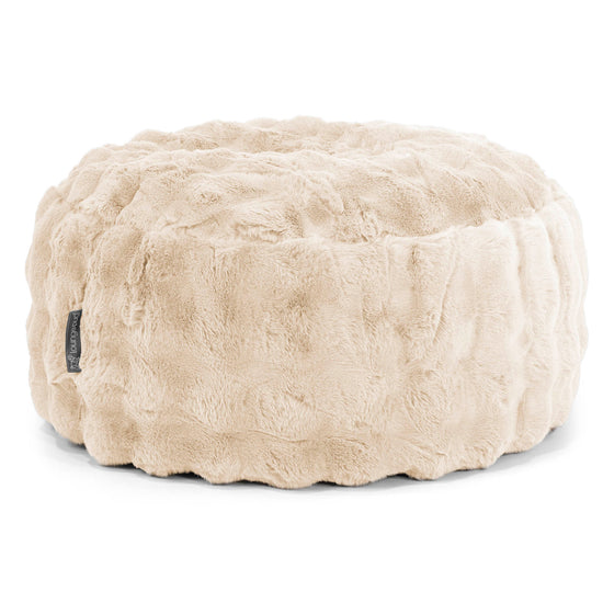 Sitzhocker Pouf - Bubble Pelz Creme 01