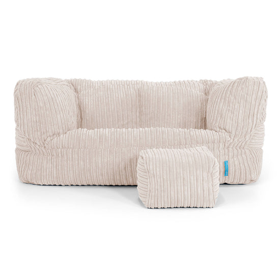 Kindersofa Albert 2-6 jahren - Cord Elfenbein 02