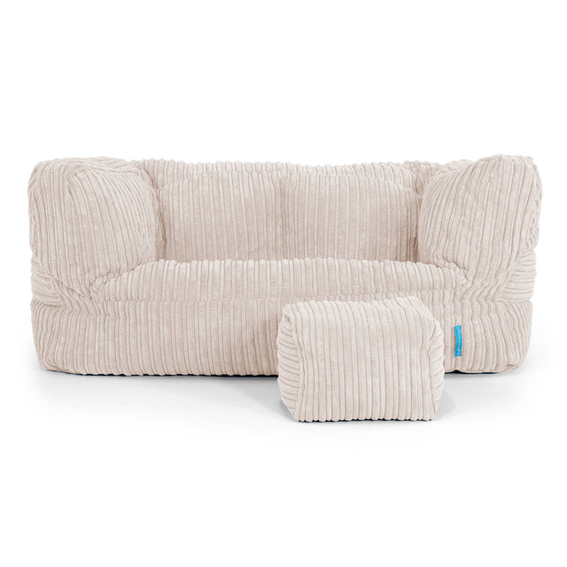 Kindersofa Albert 2-6 jahren - Cord Elfenbein 02