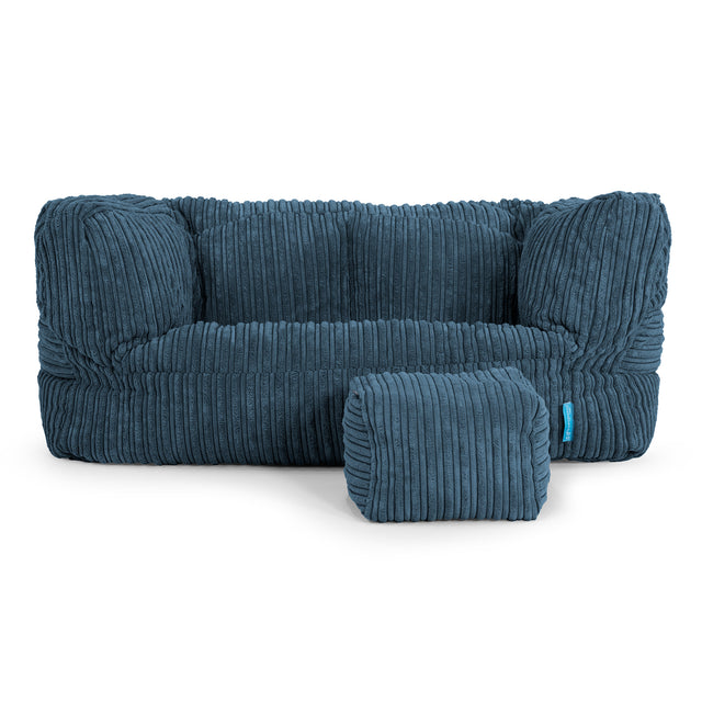 Kindersofa Albert 2-6 jahren - Cord Marineblau 02
