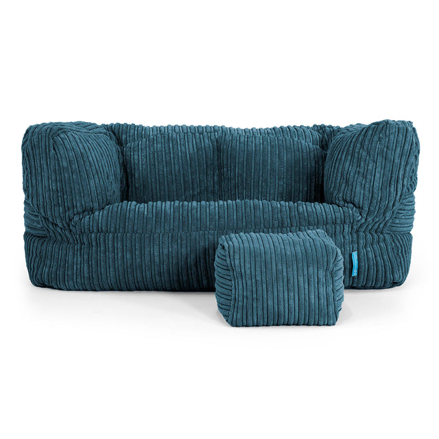 Kindersofa Albert 2-6 jahren - Cord Marineblau 02