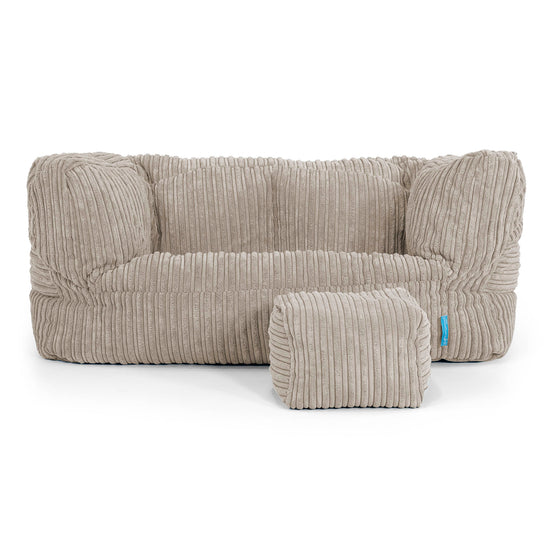 Kindersofa Albert 2-6 jahren - Cord Nerzfarben 02