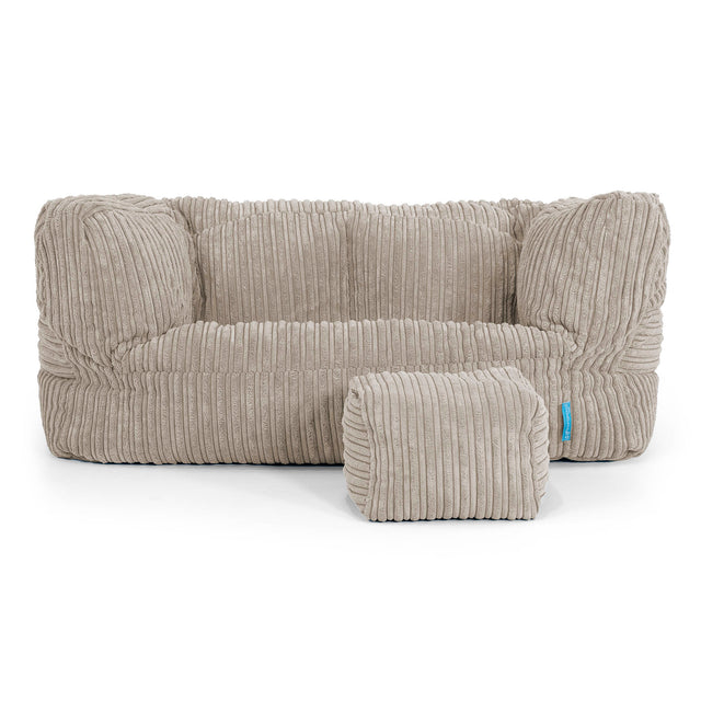 Kindersofa Albert 2-6 jahren - Cord Nerzfarben 02