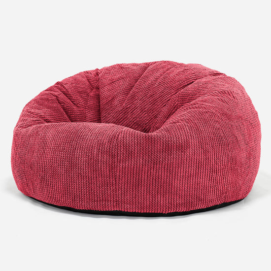 Sitzsack Sofa - Pom-Pom Pastellrot 01