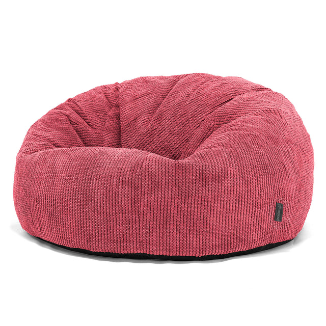 Sitzsack Sofa - Pom-Pom Pastellrot 01