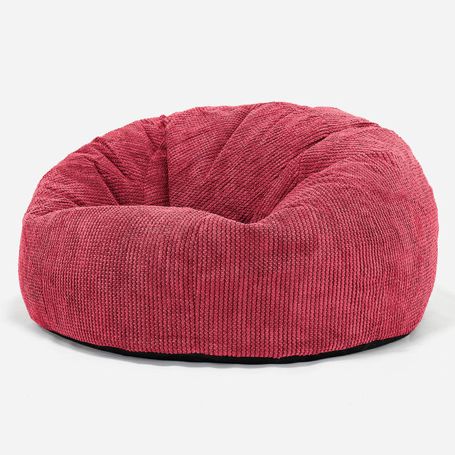 Sitzsack Sofa - Pom-Pom Pastellrot 01