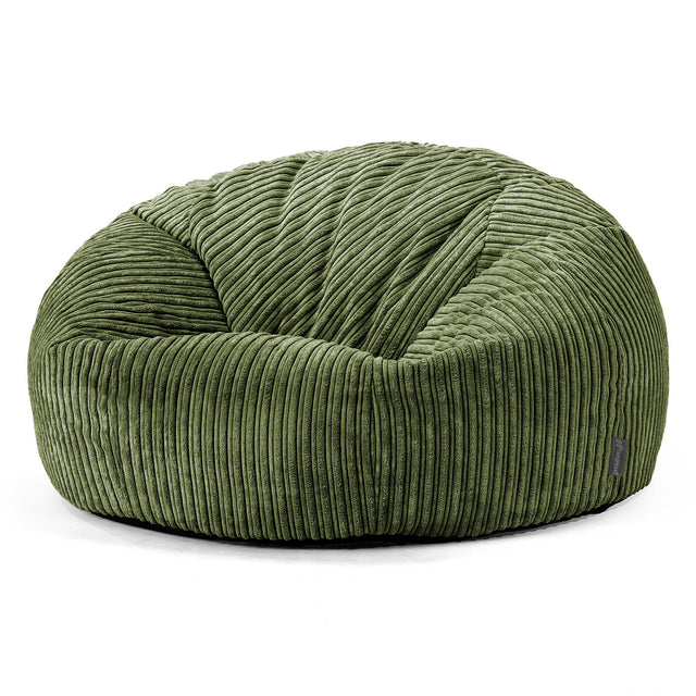 Sitzsack Sofa - Cord Nadelwaldgrün 01