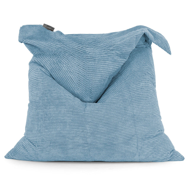 Sitzsack XXL - Pom-Pom Himmelblau 01