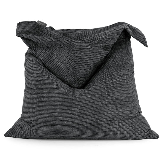 Sitzsack XXL - Pom-Pom Schwarz 01
