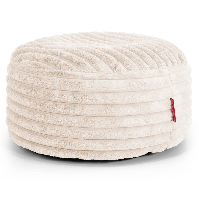 Sitzhocker Pouf Ersatz Bezug - Ultra Plüsch Cord 01