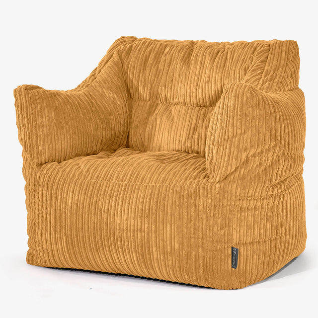 Victor Sitzsack Sessel - Cord Goldhonig 01