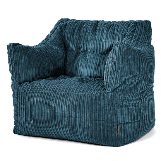 Victor Sitzsack Sessel - Cord Marineblau 01