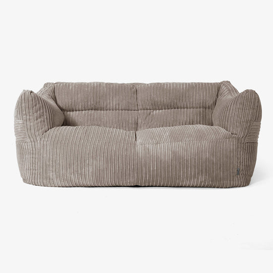 Victor Sitzsack Sofa - Cord Beigegrau 01