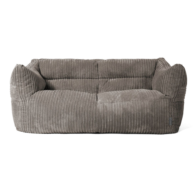 Victor Sitzsack Sofa - Cord Schiefergrau 01