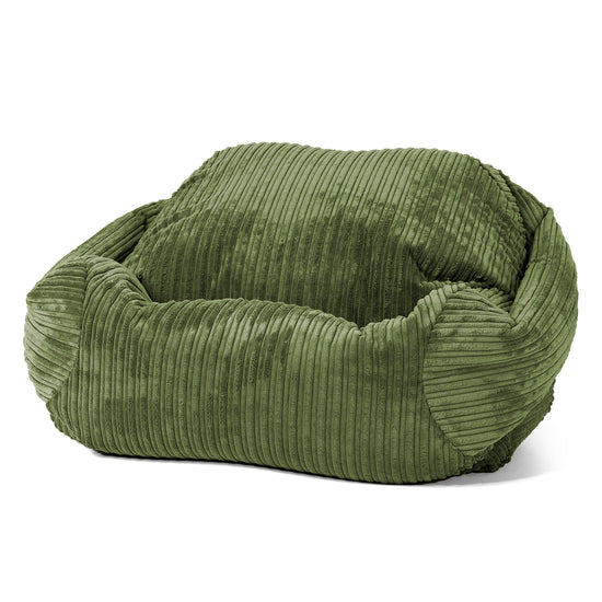 Sabine Sitzsack Sessel - Cord Nadelwaldgrün 01