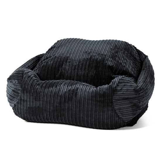 Sabine Sitzsack Sessel - Cord Schwarz 01