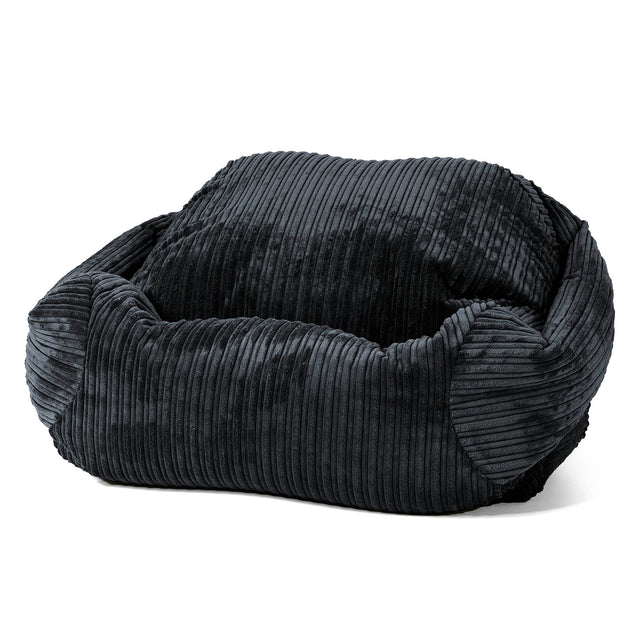 Sabine Sitzsack Sessel - Cord Schwarz 01