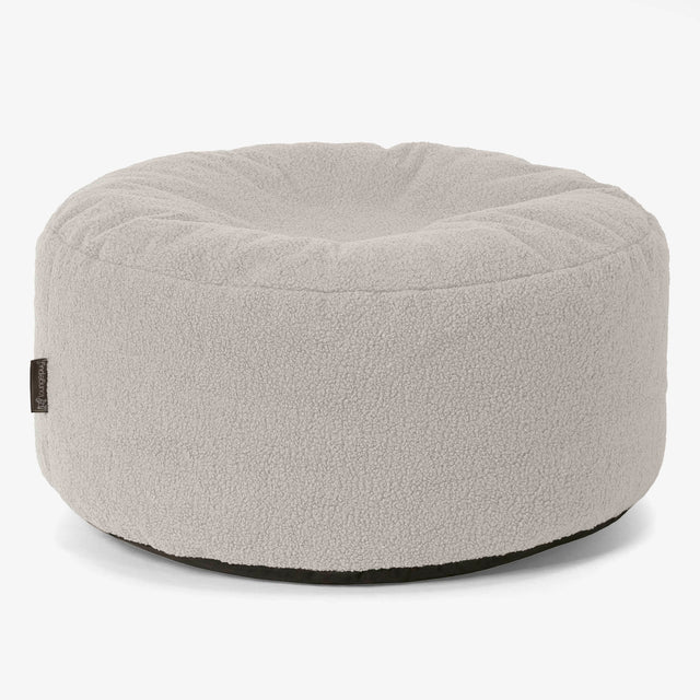 Sitzhocker Pouf - Bouclé Elfenbein 01