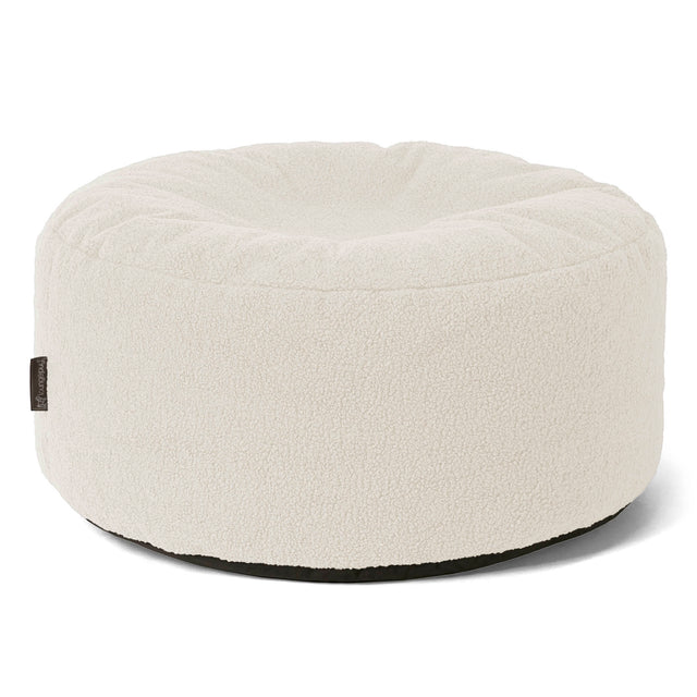 Sitzhocker Pouf - Bouclé Elfenbein 01