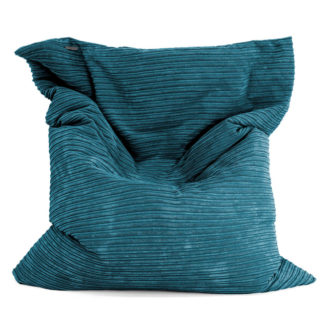 Sitzsack XXL - Cord Blaugrün 01