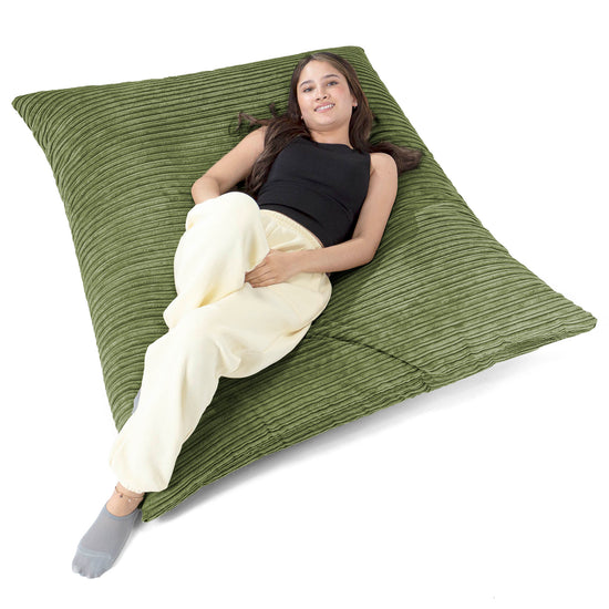 Sitzsack XXL - Cord Nadelwaldgrün 02
