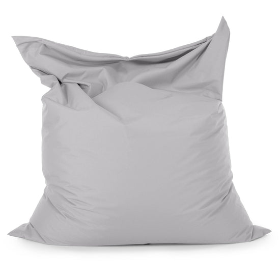 Sitzsack XXL - Pflegeleicht für Draußen Silber 01