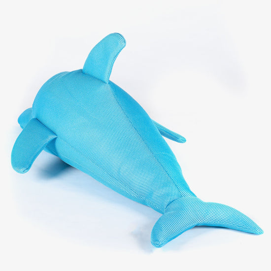 Big Bertha Original - Delfin Pool-Spielzeug Sitzsack für Kinder - Aqua - Schwimmender Sitzsack