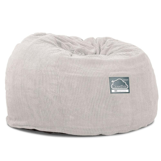 Lounge Pug, CloudSac 510 XL, XL Memory-Schaum Sitzsack, Pom-Pom Creme