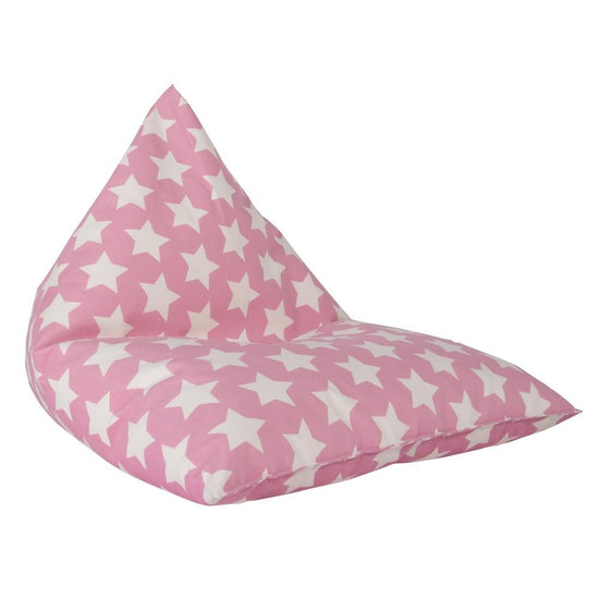 LOUNGE PUG, Kinder Sitzsack Gaming, Kindersessel, Druck Pink Star