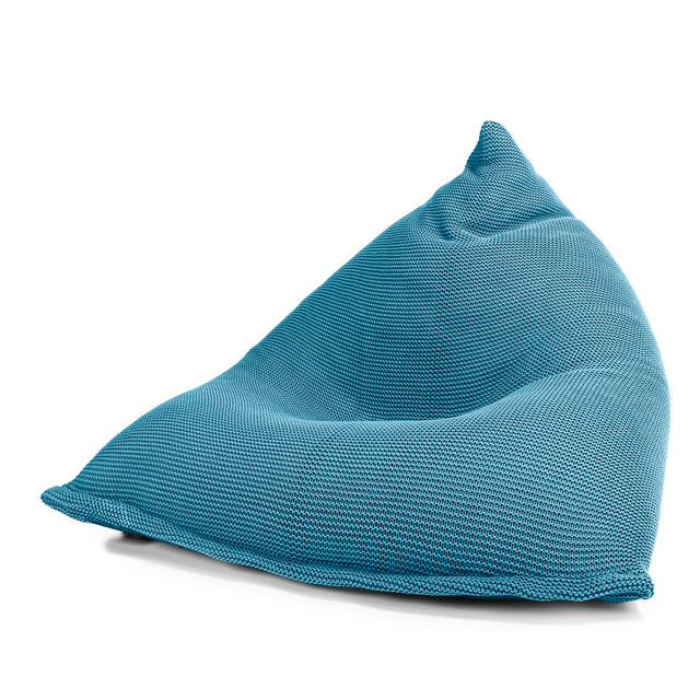 LOUNGE PUG - Sitzsack XXL Gaming - Ellos Gestrickter Türkis