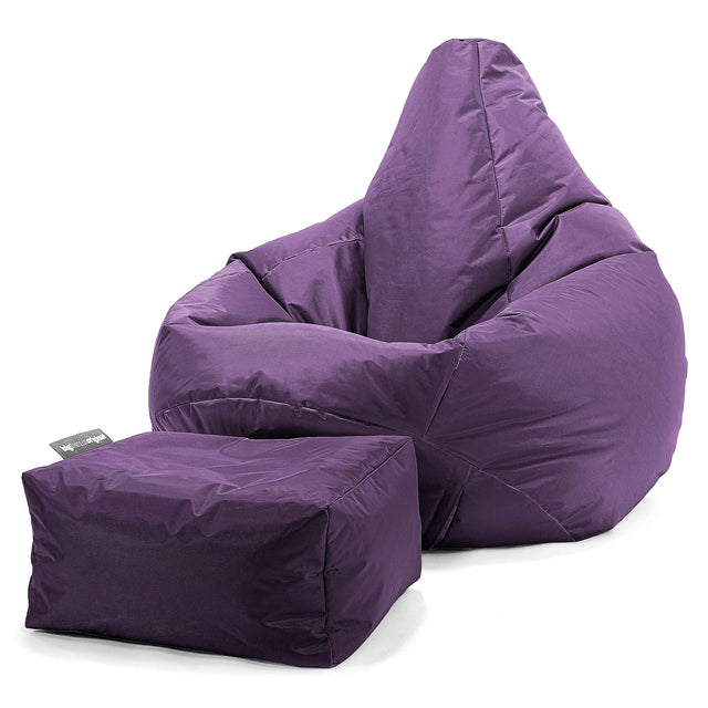 Gaming Sitzsack Sessel Outdoor - SmartCanvas™ Lila 02